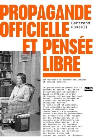 Propagande officielle et pensée libre