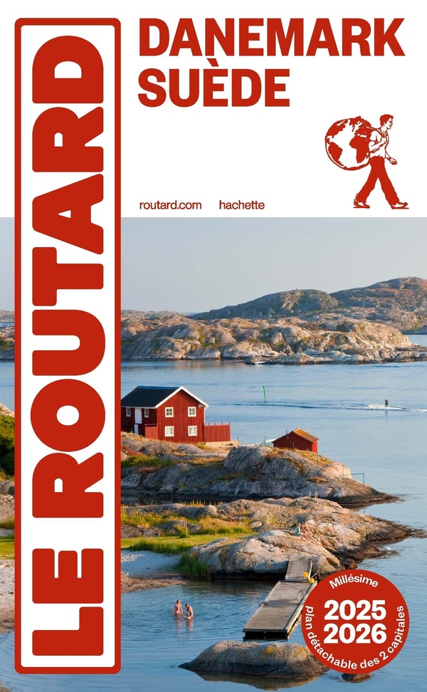 Danemark, Suède. Edition 2025-2026. Avec 1 Plan détachable