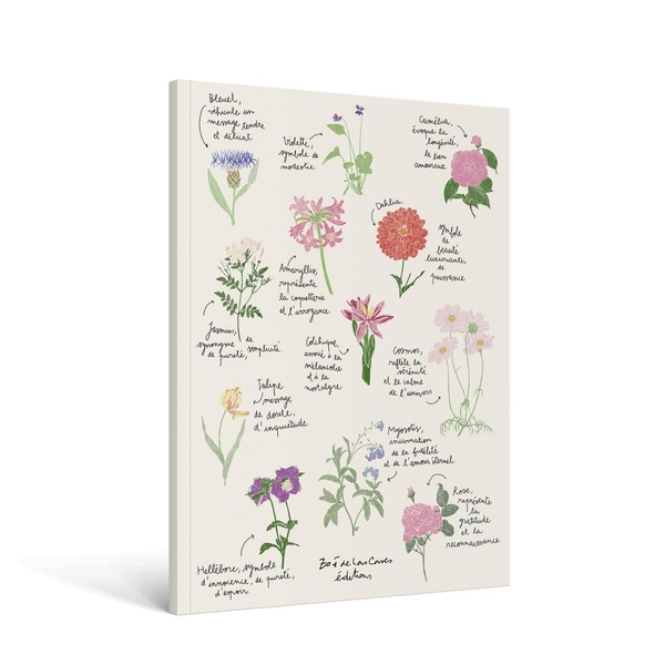 Carnet Fleurs A4. Zoé de Las Cases