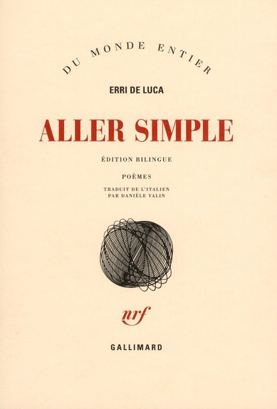 Aller simple. Edition bilingue français-italien