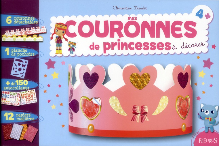 Mes couronnes de princesses à décorer