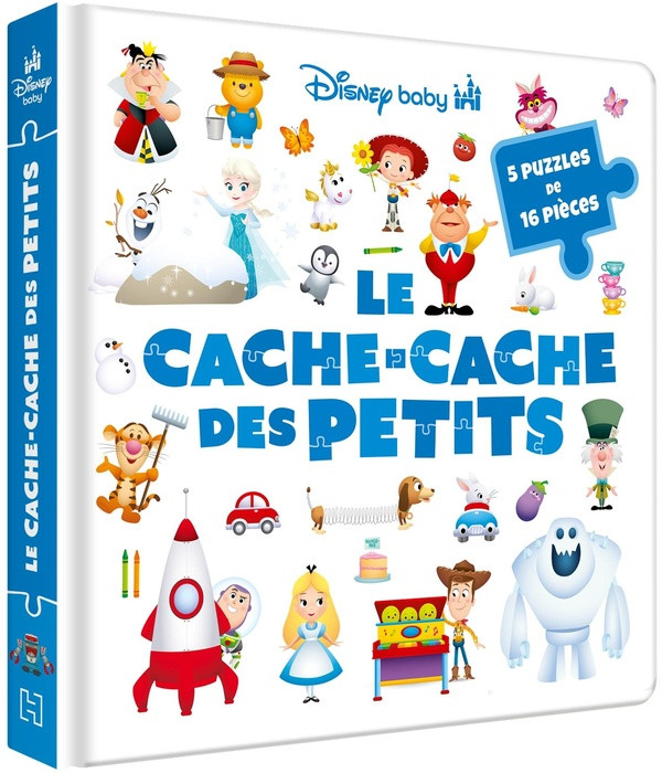 Le cache-cache des petits. 5 puzzles de 16 pièces