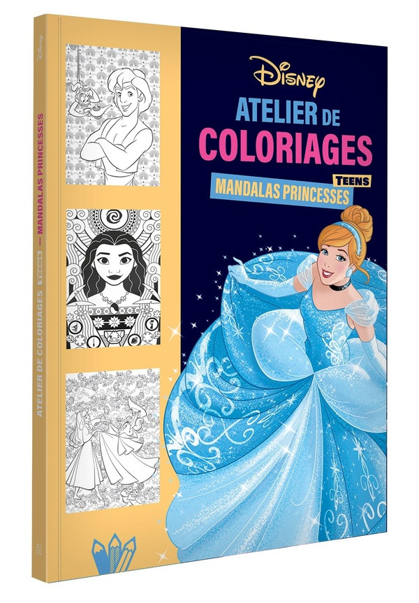 40 scènes Mandalas Princesses et Motifs