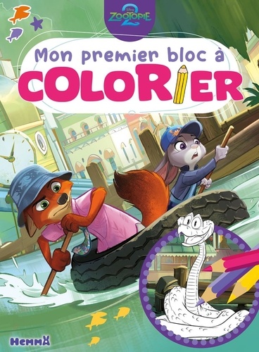 Mon premier bloc à colorier Disney Zootopie 2
