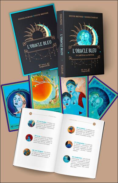 L'ORACLE BLEU - 73 CARTES & LA NOTICE - COFFRET