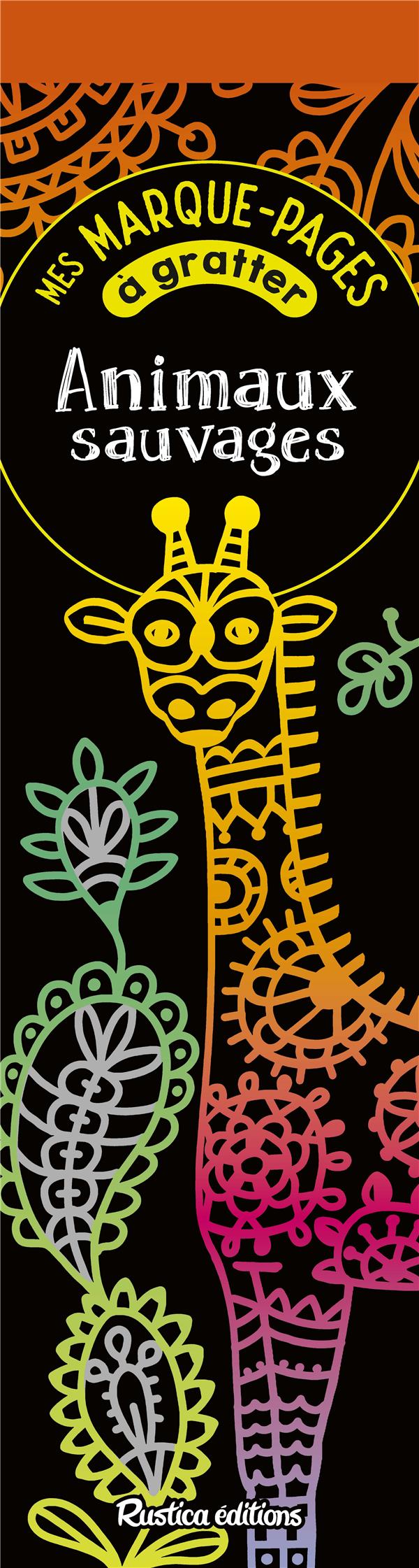 Animaux sauvages. Avec un grattoir