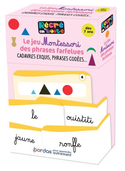 RECRE EN BOITE - LE JEU MONTESSORI DES PHRASES FARFELUES