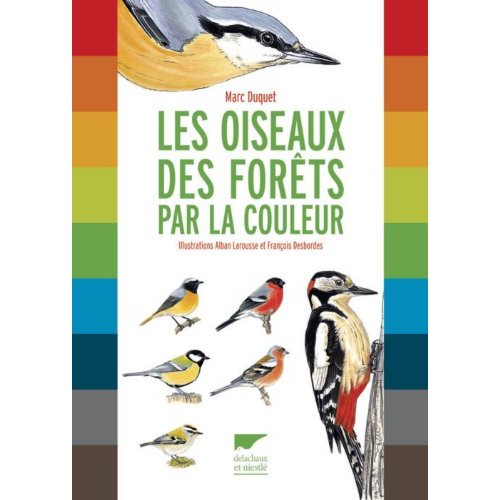 Les oiseaux des forêts par la couleur