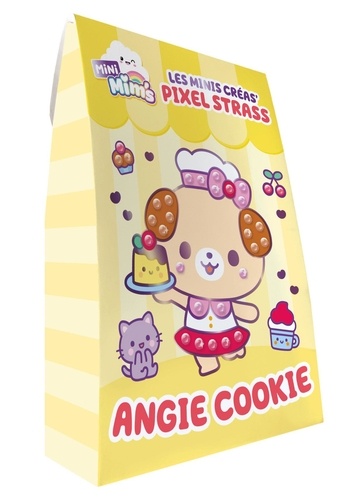 Les Minis créas' Pixel Strass - Angie Cookie. 7 cartes à strasser