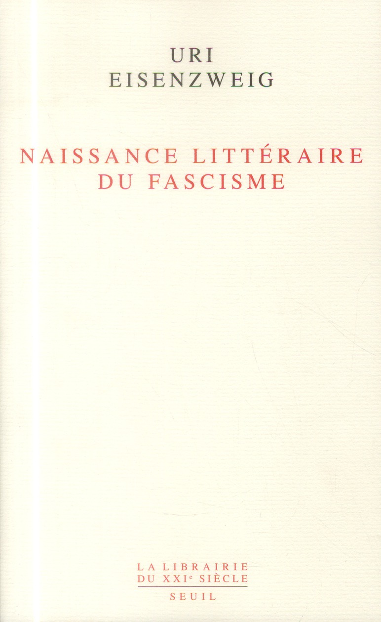 Naissance littéraire du fascisme
