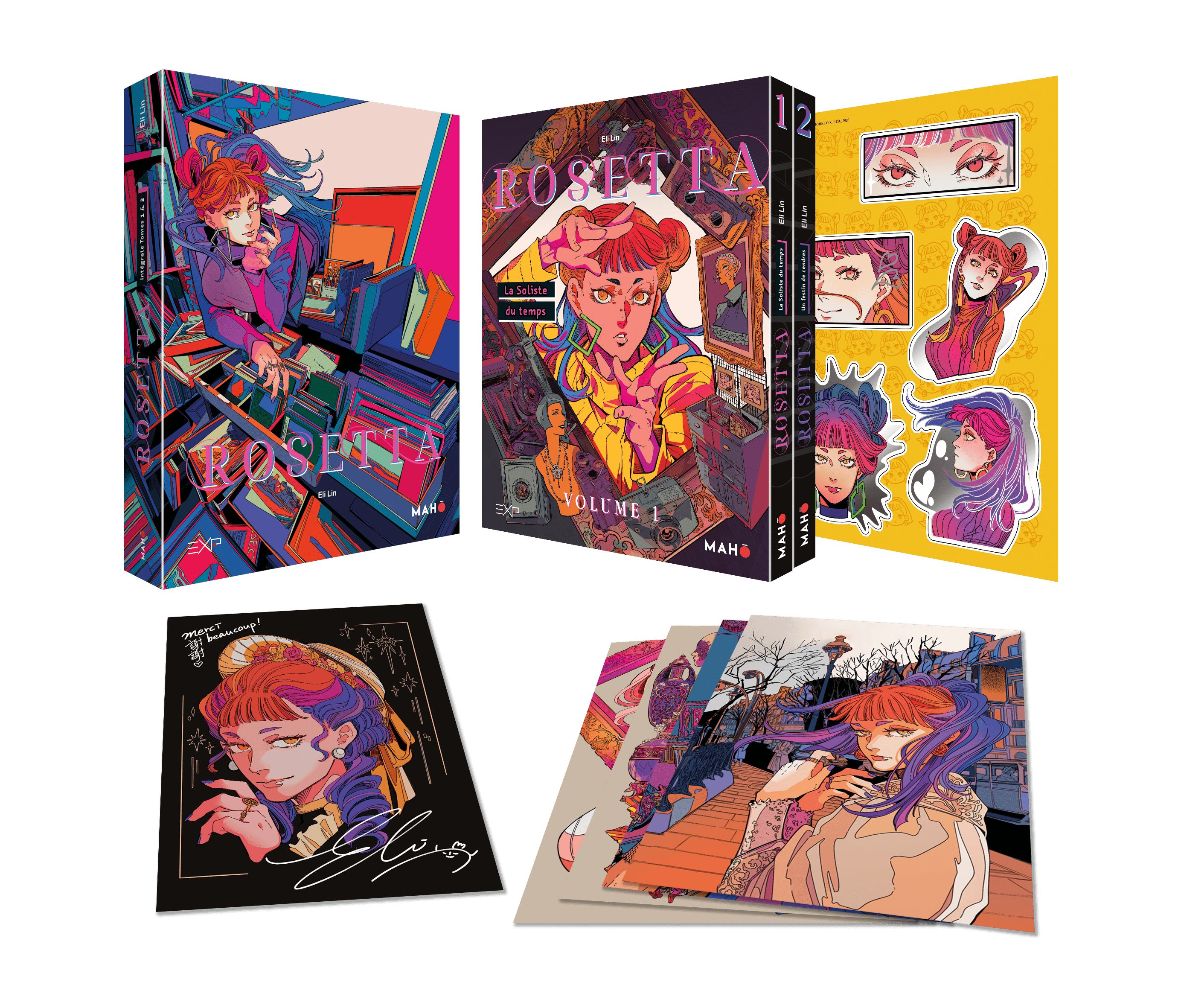 Rosetta : Coffret en 2 volumes : Tome 1, La Soliste du temps ; Tome 2, Un festin de cendres. Avec 1