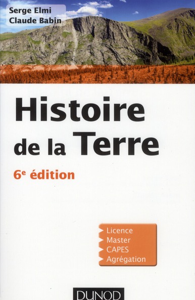 Histoire de la Terre. 6e édition