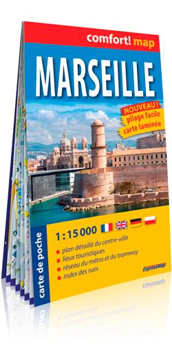 MARSEILLE 1/15.000 (CARTE POCHE LAMINEE)