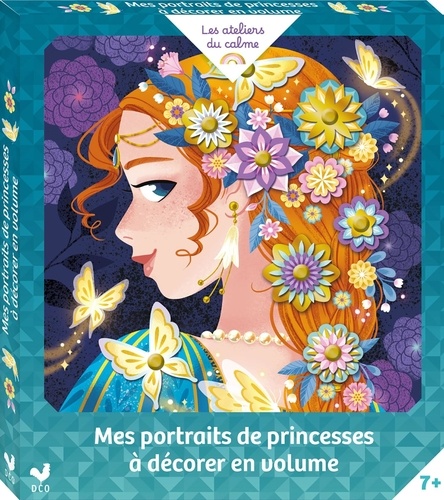 MES PORTRAITS DE PRINCESSES A DECORER EN VOLUME - BOITE AVEC ACCESSOIRES