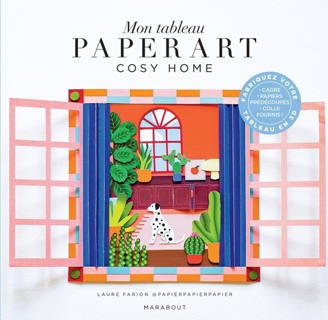 Mon tableau Paper Art - Cosy home. Fabriquez votre tableau en 3D