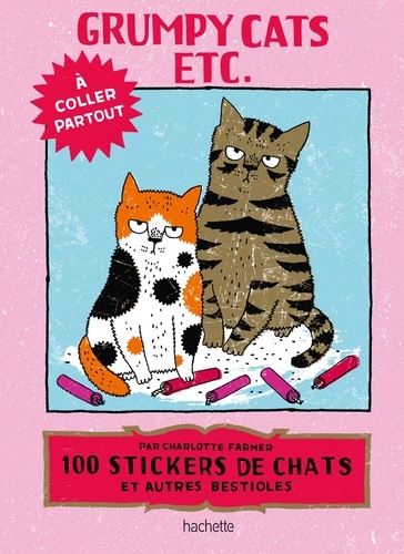 Stickers Grumpy Cats etc.. 100 stickers de chats et autres bestioles