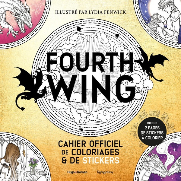Fourth Wing. Cahier officiel de coloriage & de stickers