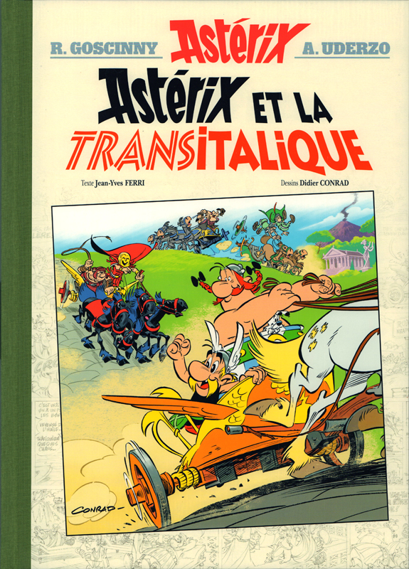 Astérix Tome 37 : Astérix et la Transitalique. Edition de luxe