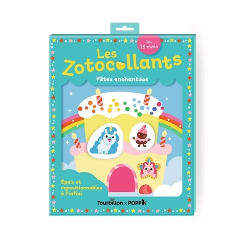 Fêtes enchantées. Stickers épais et repositionnables à l'infini