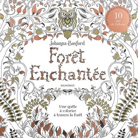 Forêt enchantée. Une quête à colorier à travers la forêt