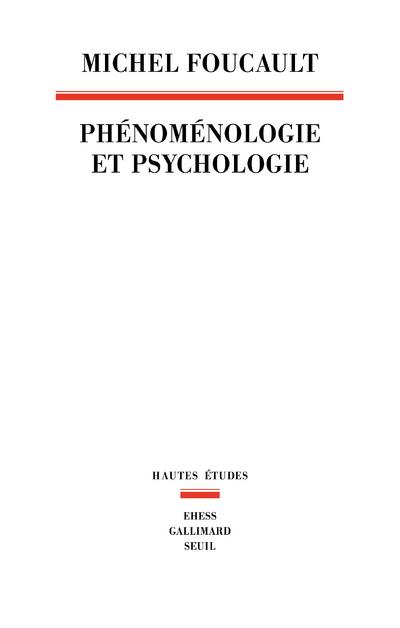 Phénoménologie et Psychologie. 1953-1954
