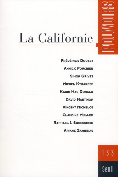 Pouvoirs N° 133 : La Californie