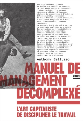 Manuel de management décomplexé. L'art capitaliste de discipliner le travail