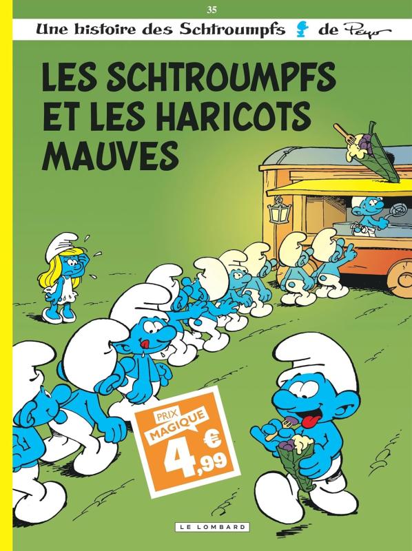 Les Schtroumpfs Tome 35 : Les Schtroumpfs et les haricots mauves - Edition à prix réduit