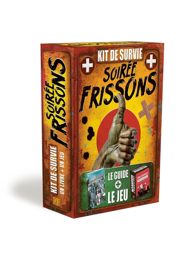Kit de survie Soirée Frissons. Avec le guide le jeu