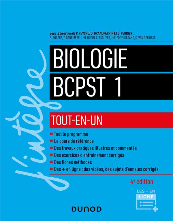 Biologie BCPST 1. Tout-en-un, 4e édition