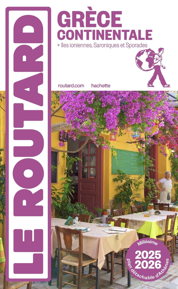 Grèce continentale. îles ioniennes, Saroniques et Sporades, Edition 2025-2026, avec 1 Plan détacha