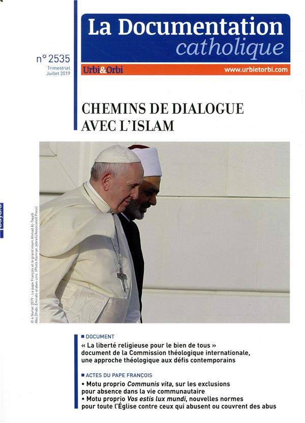 La documentation catholique N° 2535, juillet 2019