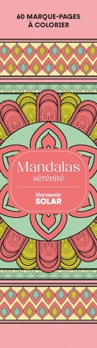 Marque-page Mandalas sérénité. 60 marque-pages à colorier