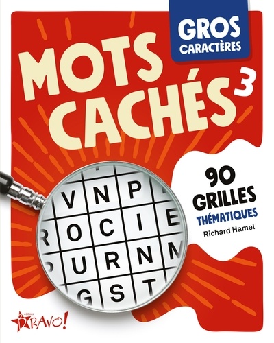 Mots cachés 3. 90 grilles thématiques [EDITION EN GROS CARACTERES
