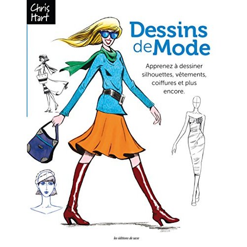 Design de Mode. Apprenez à dessiner silhouettes, vêtements, coiffures et plus encore