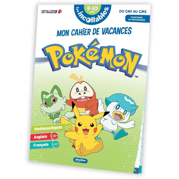 Mon cahier de vacances Pokémon. Du CM1 au CM2