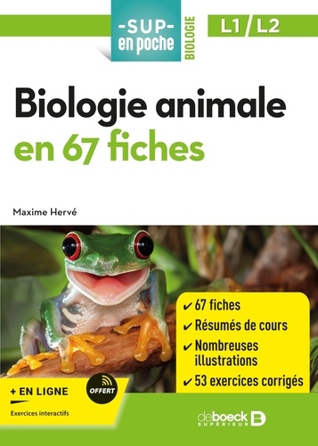 Biologie animale en 52 fiches. Licences 1 et 2, Capes et BCPST