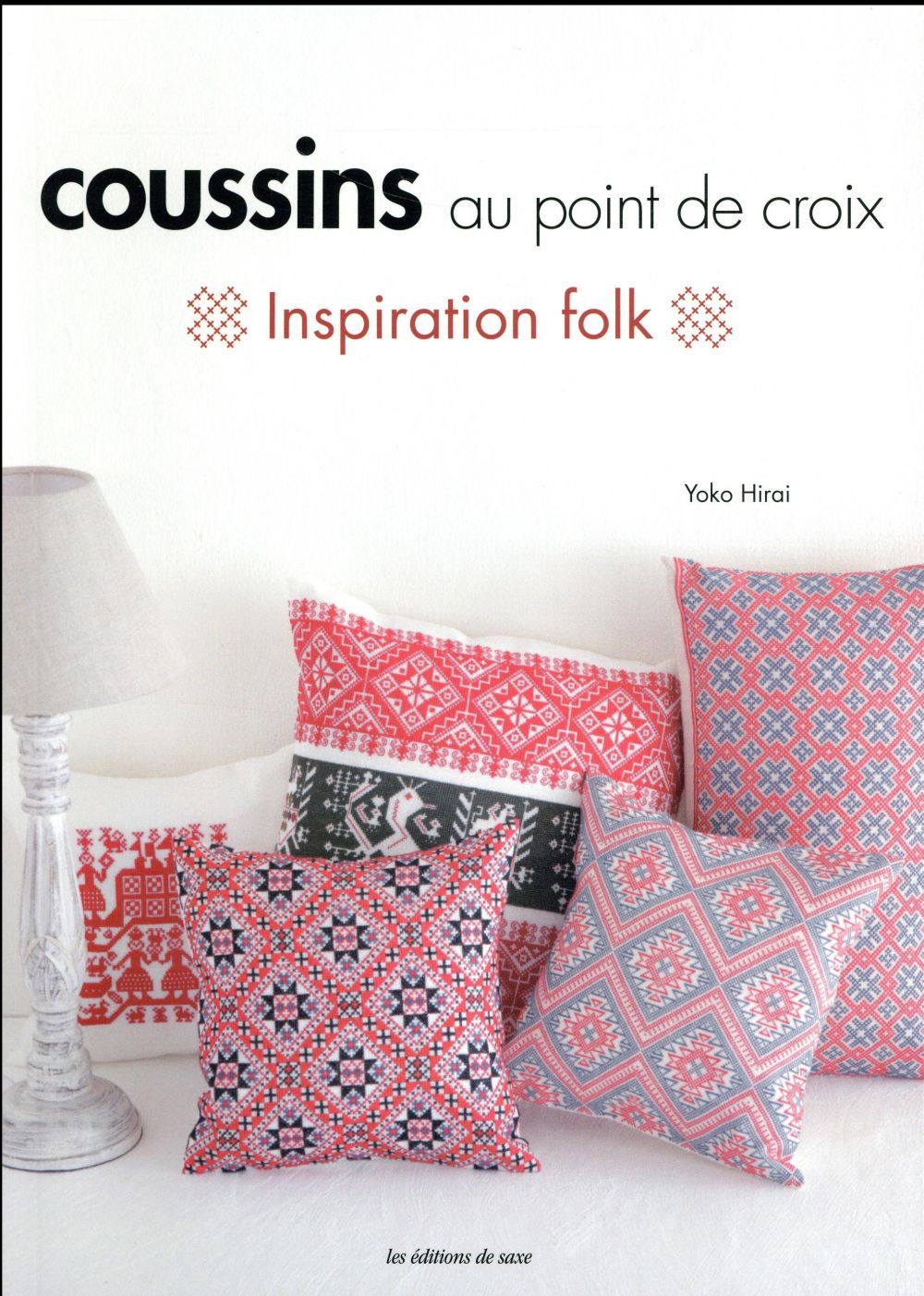 Coussins au point de croix. Inspiration folk