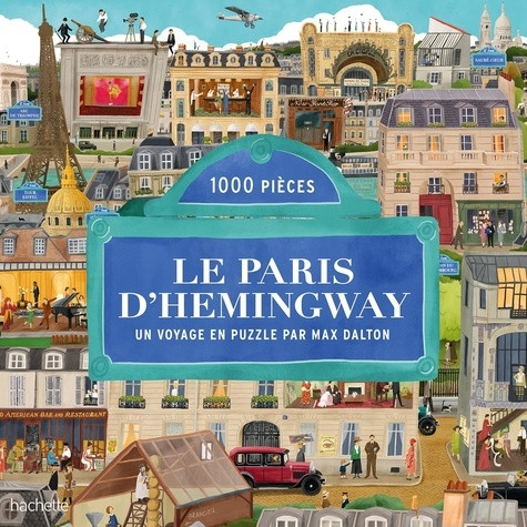 Le Paris d'Hemingway - 1000 pièces. Un voyage en puzzle par Max Dalton