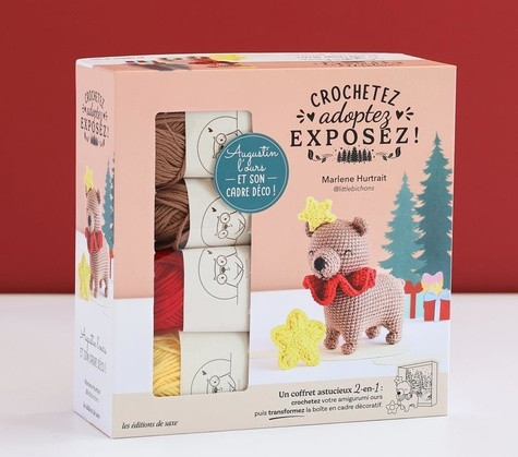 Crochetez, adoptez, exposez ! Coffret Ours
