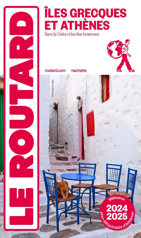 Iles grecques et Athènes. Sans la Crète ni les Iles Ioniennes, Edition 2025-2026, avec 1 Plan détach