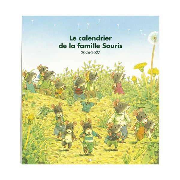CALENDRIER MURAL LA FAMILLE SOURIS