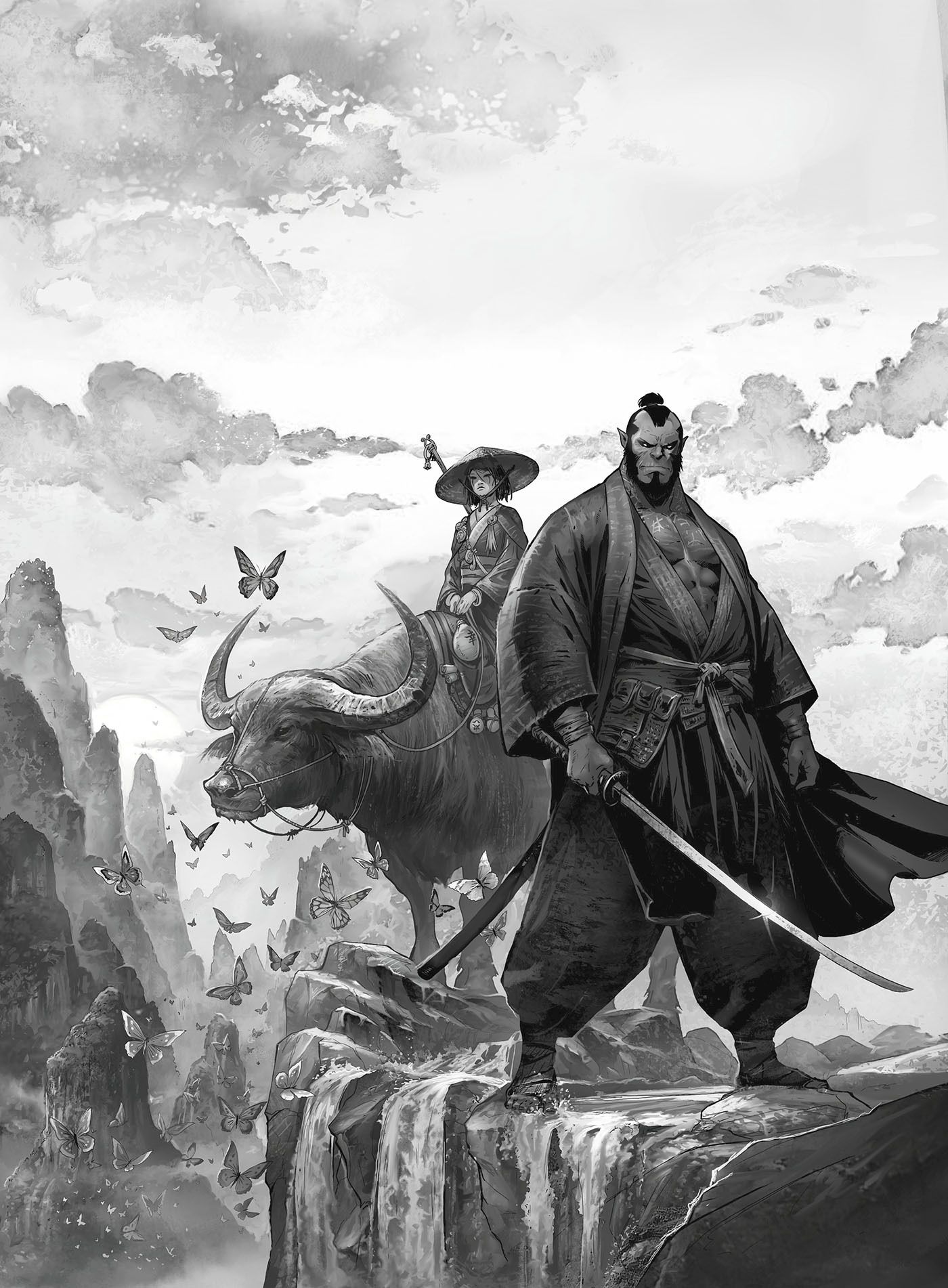 Terres d'Ynuma Tome 1 : Samouraï rouge - Edition spéciale en noir & blanc