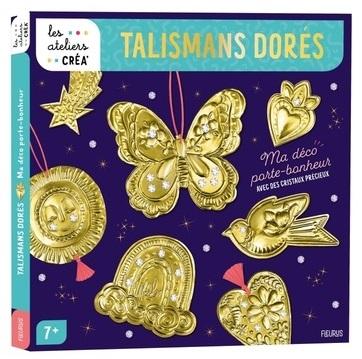 Talismans dorés. Ma déco porte-bonheur, avec des cristaux précieux