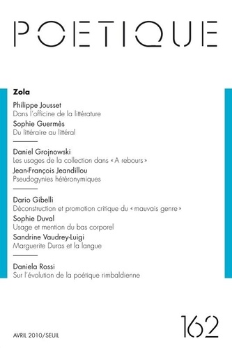Poétique N° 162