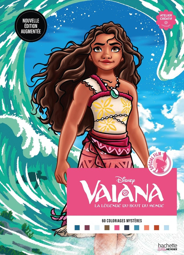 Vaiana, la légende du bout du monde. 60 coloriages mystères, Edition revue et augmentée
