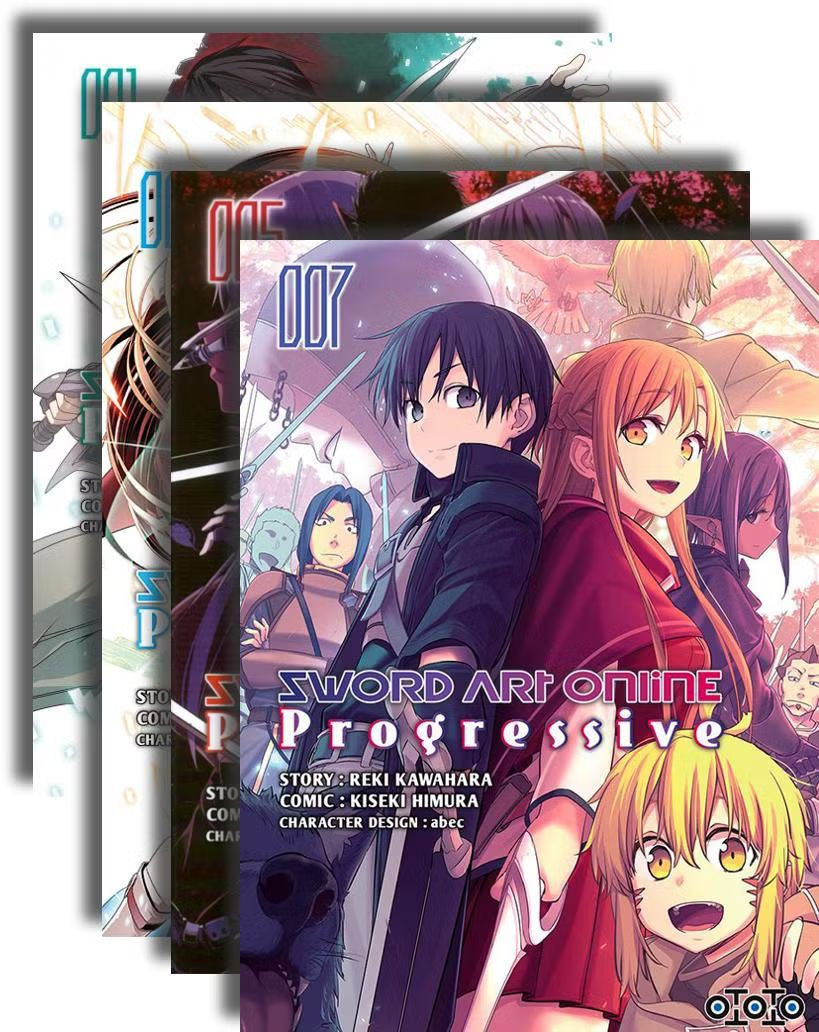 Sword Art Online Progressive Intégrale Tomes 1 à 7 : Pack en 7 volumes. Dont 3 tomes offerts