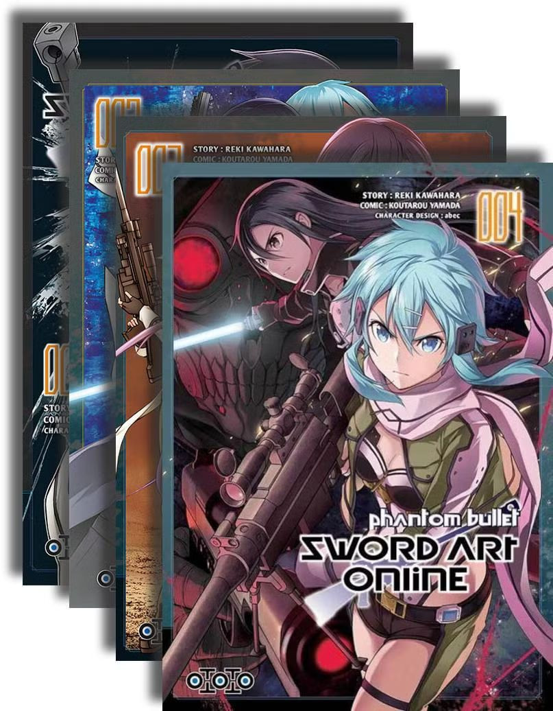 Sword Art Online, Phantom Bullet Intégrale Tomes 1 à 4 : Pack en 4 volumes dont 2 tomes offerts