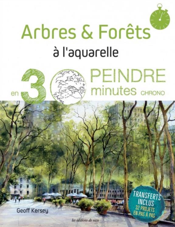Arbres & forêts à l'aquarelle
