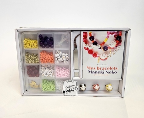 Mes bracelets Maneki Neko pour me porter chance ! Coffret avec matériel